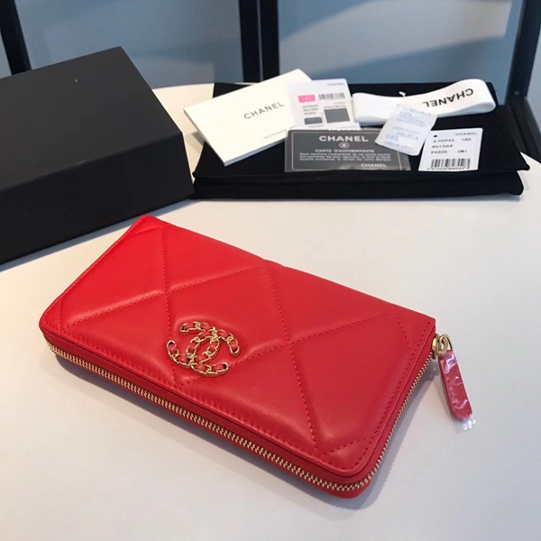 シャネル財布素材ディテール